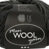 Uldgarn - Maxi Wool - L 125 M - Mørk Grå Melange - 100 G