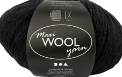 Uldgarn - Maxi Wool - L 125 M - Sort - 100 G