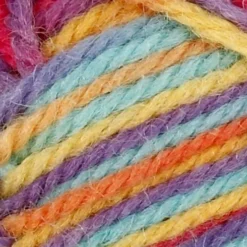 Uldgarn - Melbourne Wool - L 92 M - Multifarver - 50 G