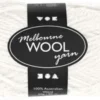 Uldgarn - Melbourne Wool - L 92 M - Råhvid - 50 G