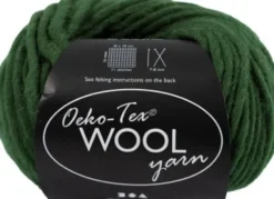 Uldgarn - Oeko Tex - L 50 M - Grøn - 50 G