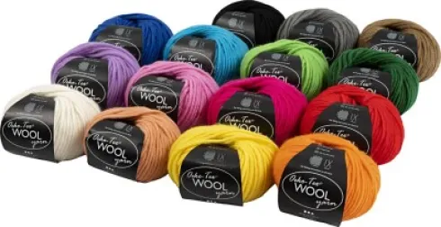Uldgarn - Oeko Tex - L 50 M - 15X50 G