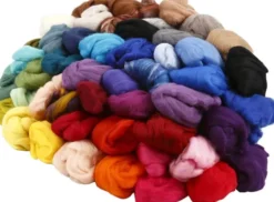 Uld - Tykkelse 21 My - Assorterede Farver - 20X20 G