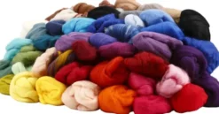 Uld - Tykkelse 21 My - Assorterede Farver - 20X20 G