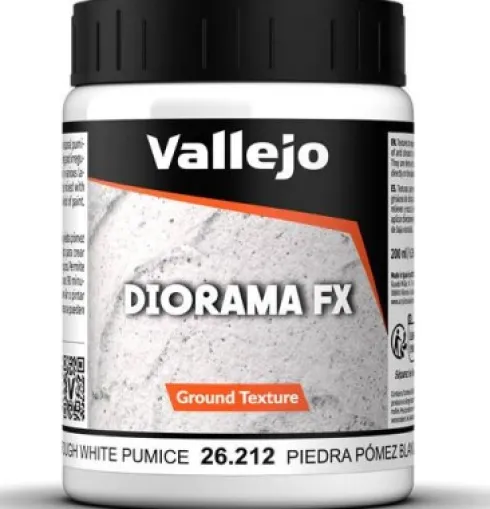 Vallejo - Diorama Fx - Ground Texture - Rough White Pumice - 200 ML