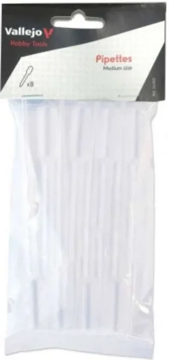 Vallejo - Hobby Tools - Pipettes - Medium - 3 ML - 8 Stk - 26003
