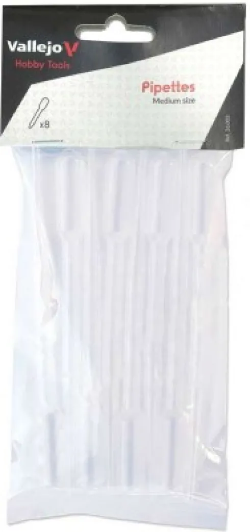 Vallejo - Hobby Tools - Pipettes - Medium - 3 ML - 8 Stk - 26003