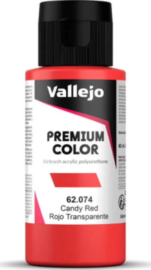 Vallejo - Premium Airbrush Maling - Candy Red 60 ML