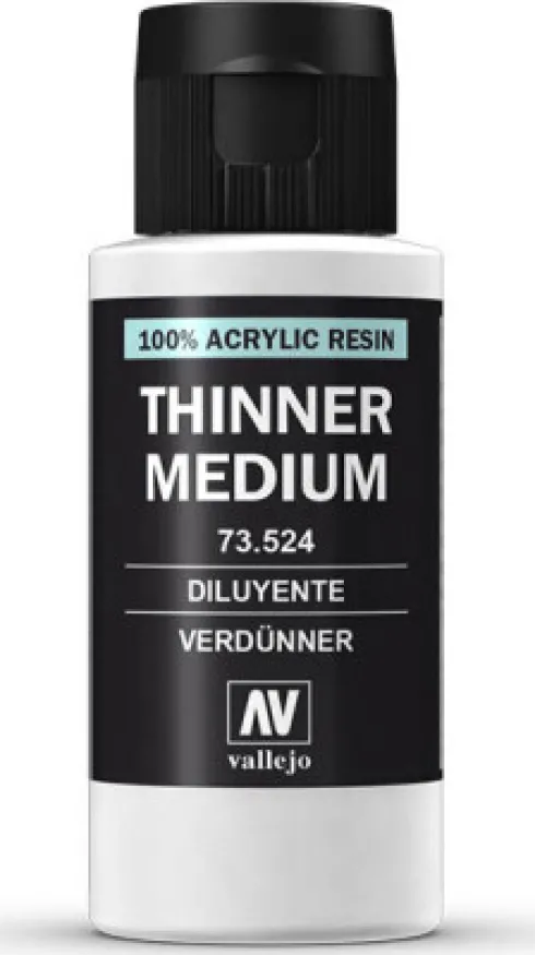 Vallejo - Thinner Medium - Fortynder 60 ML