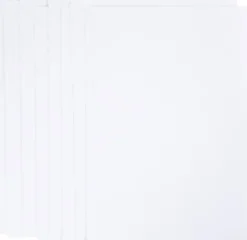 Vandopløselige Broderiark - A5 - Ark 148,5X210 MM - Hvid - 8 Ark