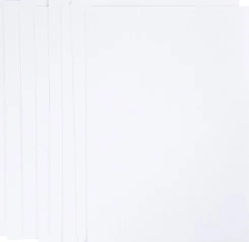Vandopløselige Broderiark - A5 - Ark 148,5X210 MM - Hvid - 24 Ark