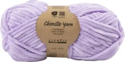 Velourgarn - L 105 M - Pind 5-6 - Lilla - 100 G