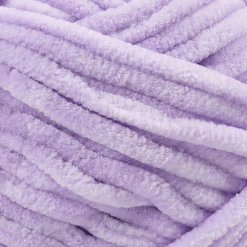 Velourgarn - L 105 M - Pind 5-6 - Lilla - 100 G