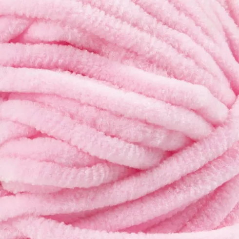 Velourgarn - L 105 M - Pind 5-6 - Lys Pink - 100 G