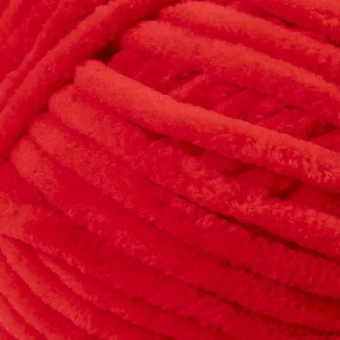 Velourgarn - L 105 M - Pind 5-6 - Rød - 100 G
