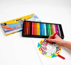 Visa Color Tusch - Tykkelse 3 MM - Assorterede Farver - 24 Stk