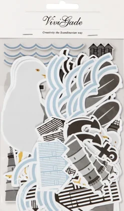 Vivi Gade Design - Maritime Mærkater - 54 Stk