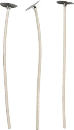 Vokset Væge - L 10 CM - Tykkelse 2 MM - 50 Stk