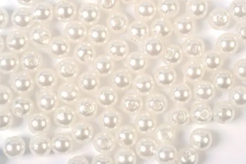 Voksperler - Hvid - 4 MM - 500 G