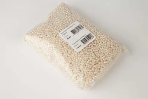Voksperler - Hvid - 4 MM - 500 G