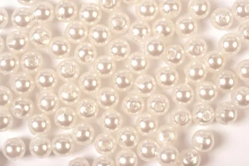 Voksperler - Hvid - 4 MM - 500 G