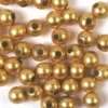 Voksperler - Mat Guld - 5 MM - 500 G