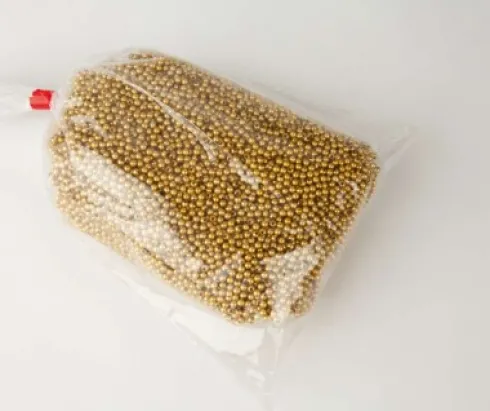 Voksperler - Mat Guld - 4 MM - 500 G