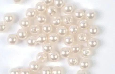Voksperler - 3 MM - 25 G - Creme