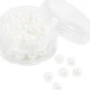 Voksperler - Ø 6 MM - Hulstr. 1,9 MM - Perlemor - 65Stk