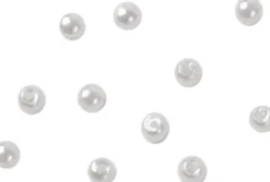 Voksperler - 3 MM - Hulstr. 0,7 MM - Perlemor - 150 Stk