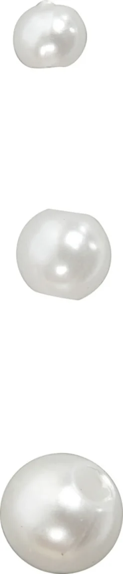Voksperler - Ø 4 MM - Hulstr. 0,7 MM - Perlemor - 150 Stk