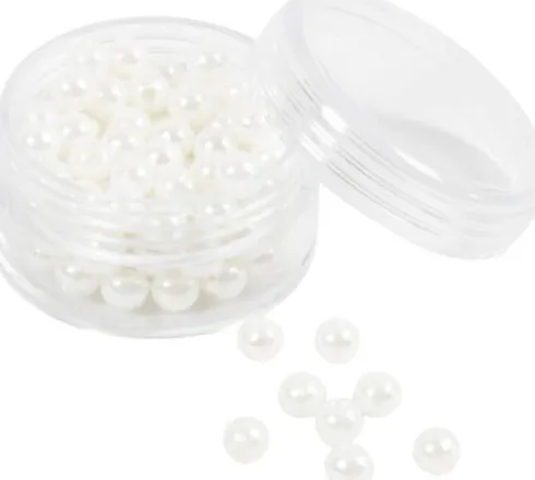 Voksperler - 5 MM - 1,7 MM - Perlemor - 110Stk