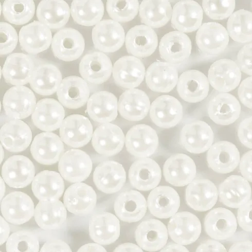 Voksperler - 5 MM - 1,7 MM - Perlemor - 110Stk