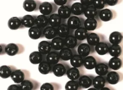 Voksperler - Sort - 4 MM - 500 G