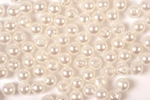Voksperler Til Smykker - Hvid - 3 MM - 500 G