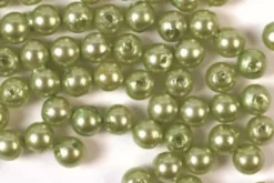 Voksperler Til Smykker - Lime - 3 MM - 500 G