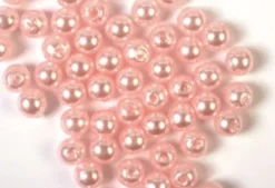 Voksperler Til Smykker - Lyserød - 3 MM - 500 G