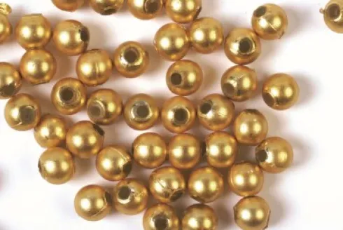 Voksperler Til Smykker - Mat Guld - 3 MM - 500 G