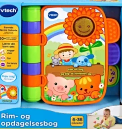 Vtech - Babybog Med Lyd - Rim- Og Opdagelsesbog - Dansk