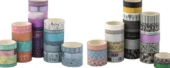 Washi Tape Sæt Med Mønstre - Overraskelse - 24 Stk. - Craft Id