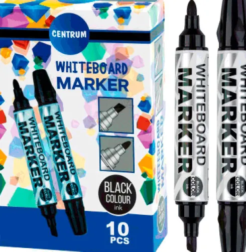 Whiteboardmarker Dual Tip - Sort - Centrum