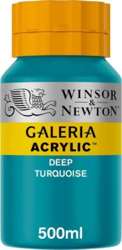Winsor & Newton - Akrylmaling - Dyb Turkis 500 ML