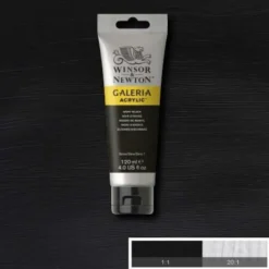 Winsor & Newton Akrylmaling - Galeria - Sort 120 ML