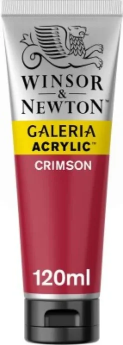 Winsor & Newton Akrylmaling - Galeria - Mørkerød 120 ML
