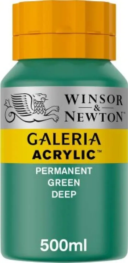 Winsor & Newton Akrylmaling - Galeria - Dyb Grøn 500 ML
