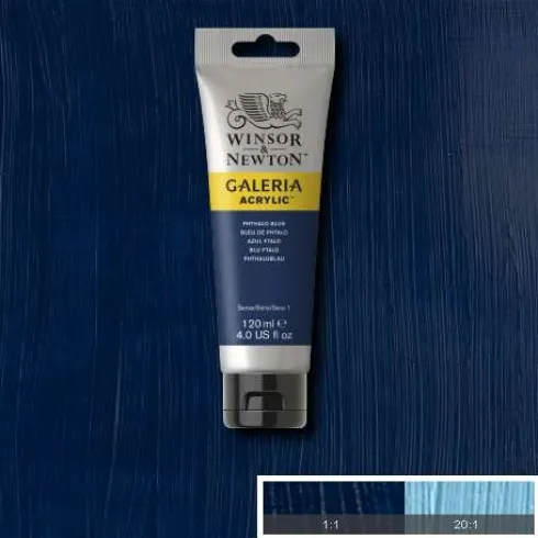 Winsor & Newton Akrylmaling - Galeria - Mørkeblå 120 ML