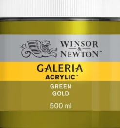 Winsor & Newton - Akrylmaling - Green Gold 500 ML