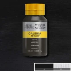 Winsor & Newton - Akrylmaling - Ivory Black 500 ML