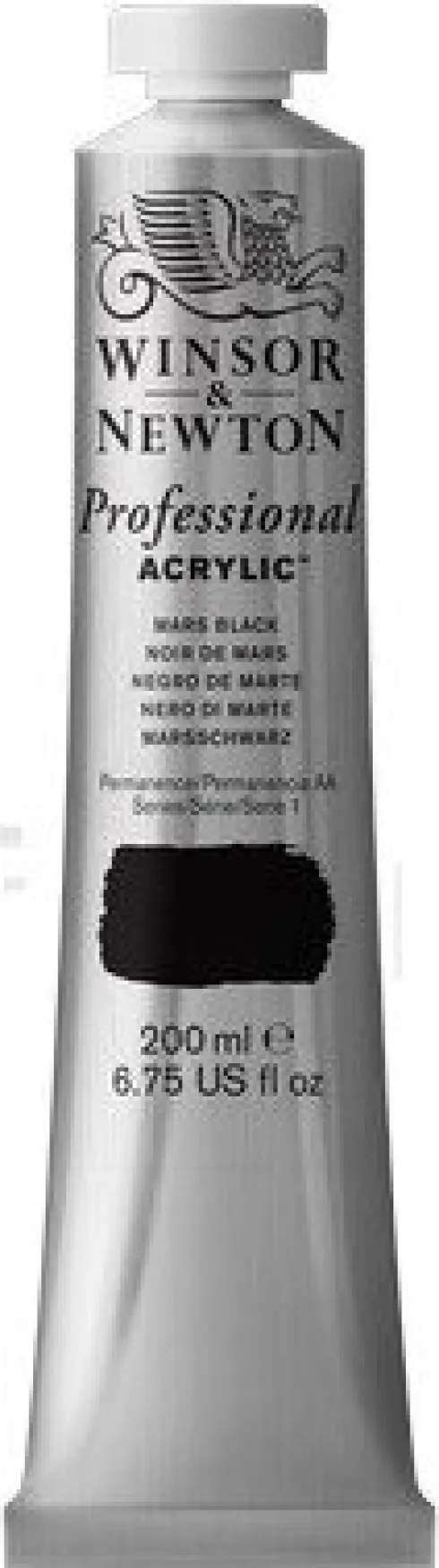 Winsor & Newton - Akrylmaling - Mars Black 200 ML