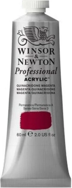 Winsor & Newton - Akrylmaling - Quinacridone Magenta 60 ML